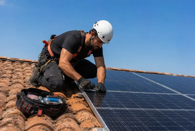 Maintenance et monitoring de panneaux solaires à Nantua