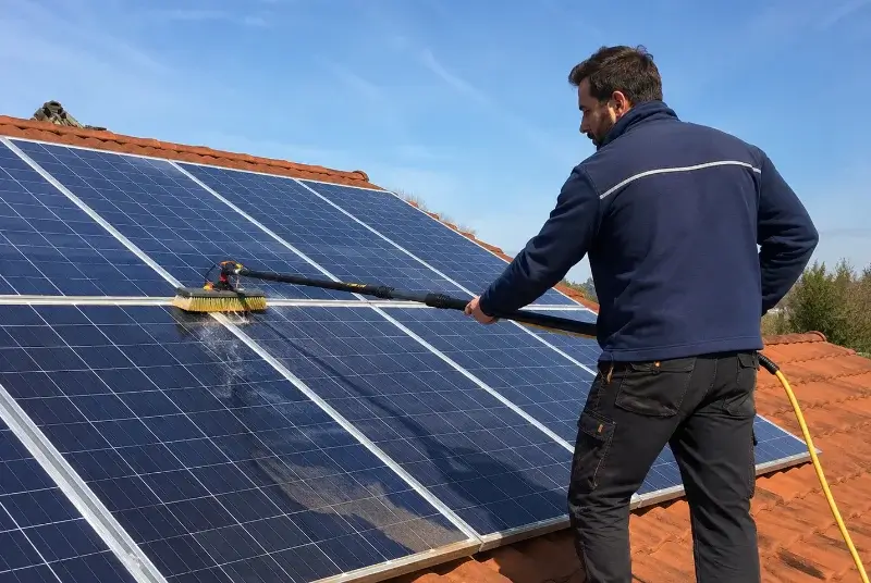 Nettoyage et entretien de panneaux solaires à Nantua
